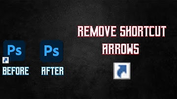 Remove Shortcut Arrows From Desktop Icons! Windows 7,8,10