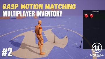 UE5 GASP Motion Matching - Multiplayer Inventory Component #2 - Pickup Item