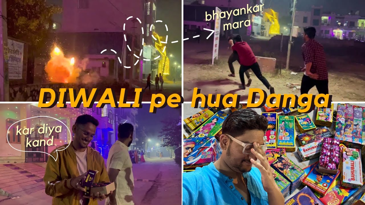SHOCKING😨😨 : Diwali ke din ladai ho gyi ! | Diwali celebration | ShineMoon