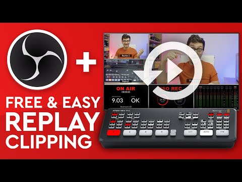 Live REPLAY CLIPPING With ATEM Mini | OBS Setup + Tips