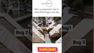 Programmer Fixes Everything (At Once) #funny #comedy #bugs #moyemoye