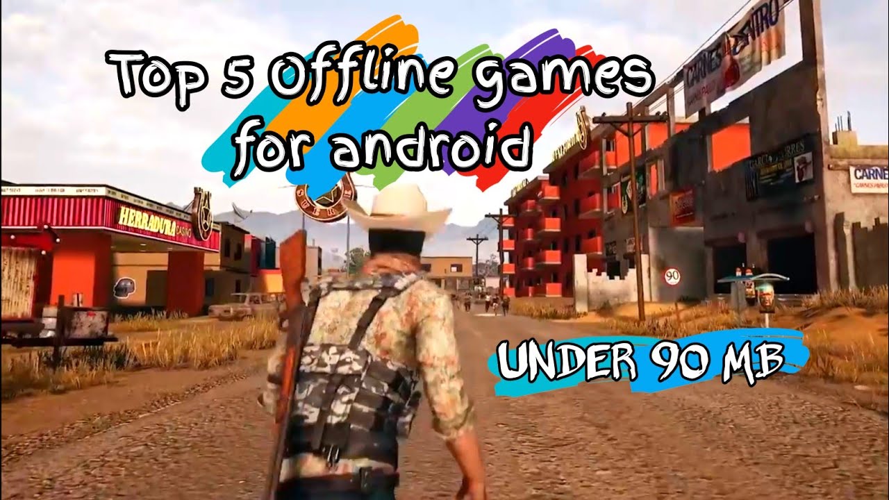 Top 5 android OFFLINE games under 90Mb | HanrynTv