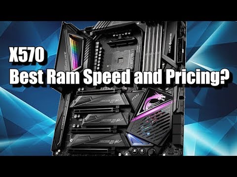 Actual X570 Motherboard Pricing and Best Speed for Ryzen - YouTube