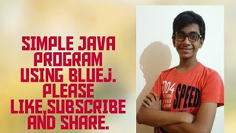 HOW TO MAKE A SIMPLE JAVA PROGRAM USING BLUEJ ON A WINDOES 10 LAPTOP | COMPUTER SCIENCE | ENJOY