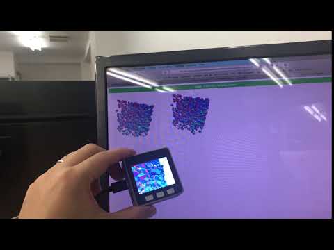 [obniz 公式サンプル] obniz + m5stack.js 3D demonstration