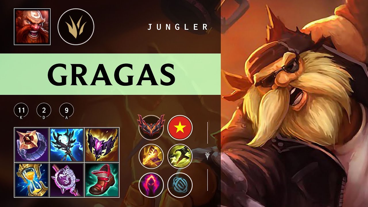Gragas Jungle vs Jayce - VN Grandmaster Patch 25.24