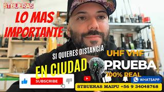 ASI LLEGAS  MAS LEJOS CON TU EQUIPO VHF UHF en CIUDAD Prueba REAL