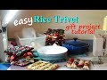 Let's Sew A Rice Trivet Gift | Easy Gift Project | Zazu's Stitch Art