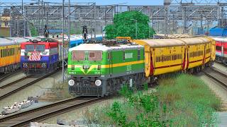 2 EXPRESS TRAIN CROSSING PASSANGER TRAIN | BUMPY RAILROAD | Train Simulator | Railwork | NTG GAMING screenshot 1