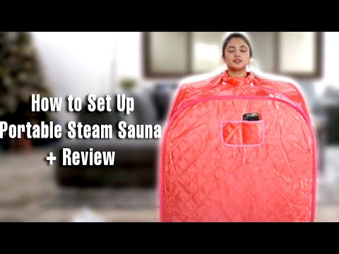 Step By Step Set Up | Portable Steam Sauna  + Review