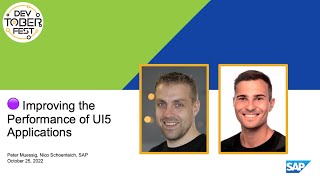Improving the Performance of UI5 Applications