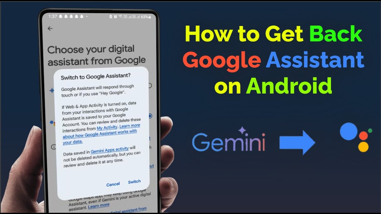 How to Restore Google Assistant on Android | Remove Google Gemini as Default Assistant