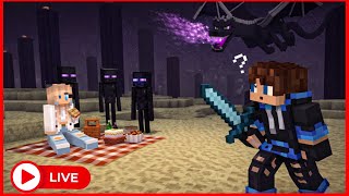 Minecraft Realm W// Friends! Advancing Our Builds Today! (LIVE) (Portrait)