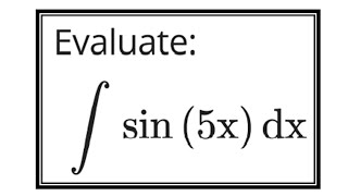 Indefinite Integral Involving a Basic Linear Function - Question 4