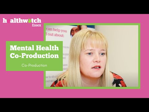 Healthwatch Essex Mental Health Co Production