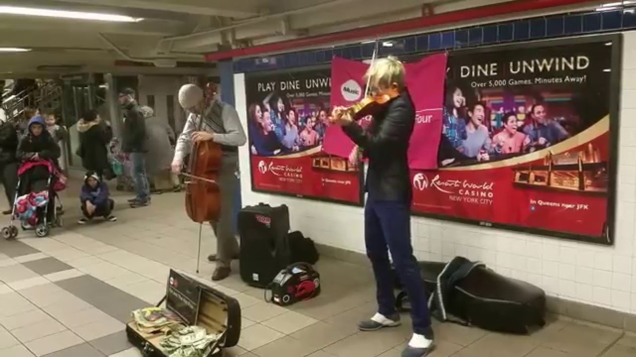 Violinist Street performance in New York Subway YouTube