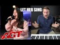 This 10 Year Old Can SING but it's AGT so they all scream over her