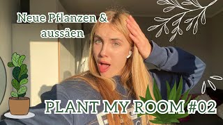PLANT MY ROOM #02 l neue Pflanzen und Saaten setzen 🌿🌴