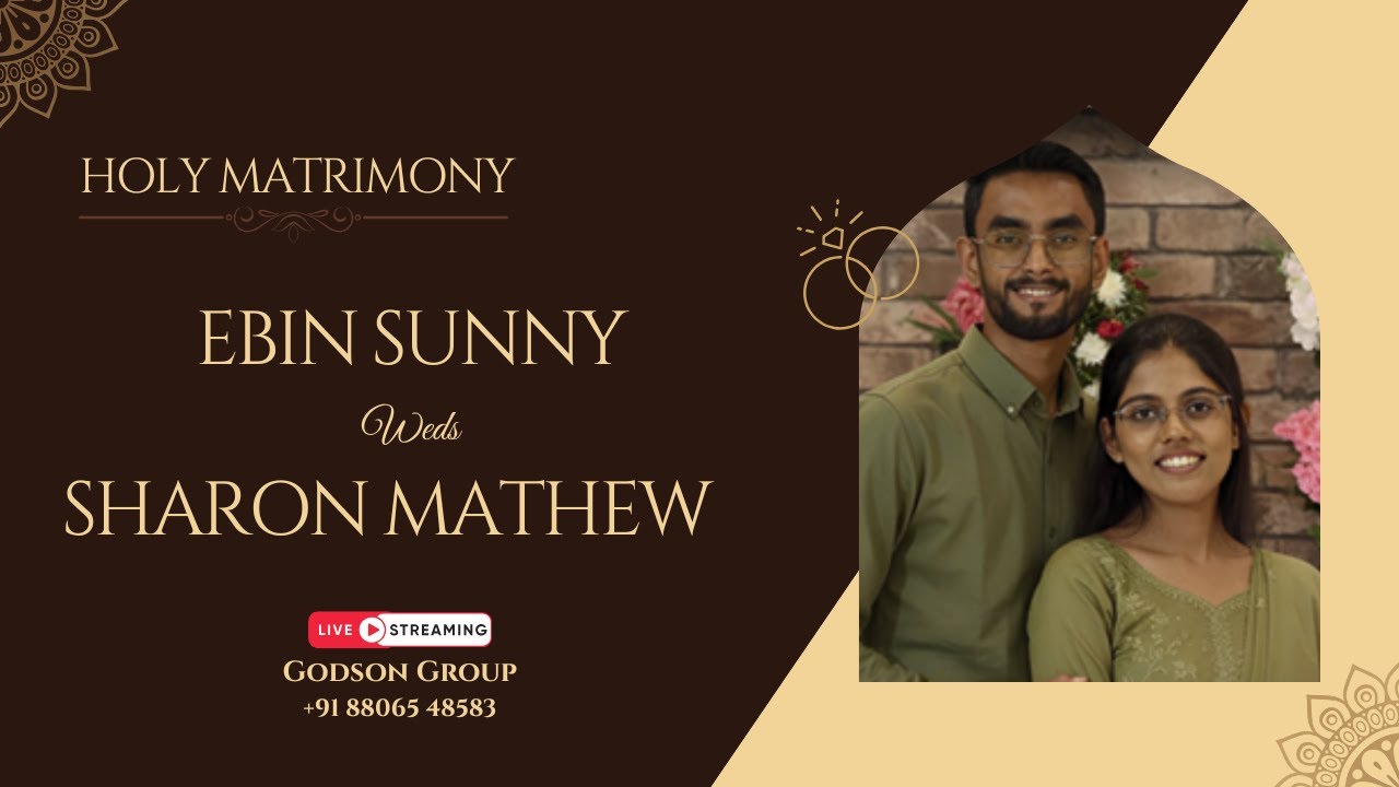 Wedding Ceremony | Ebin Sunny & Sharon Mathew