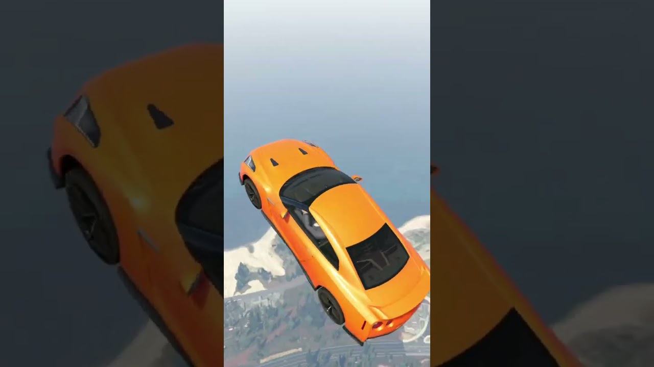 Gta 5 Nissan GTR vs Mega ramp YouTube