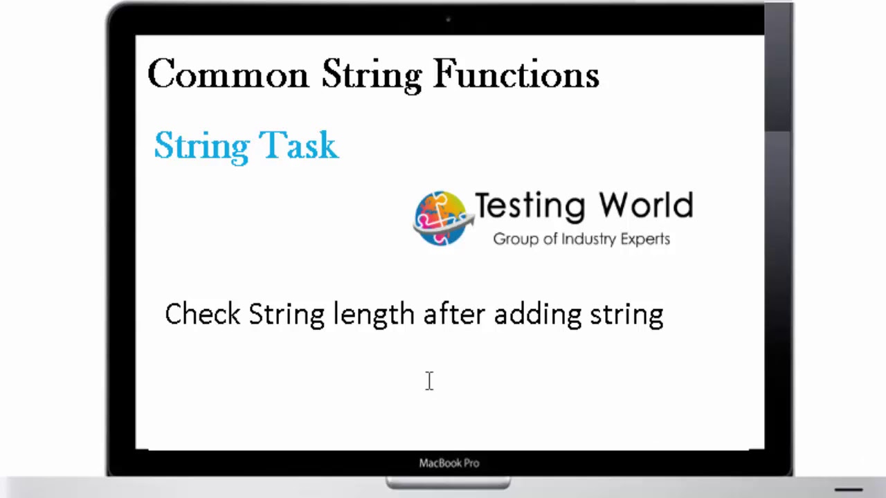 Programming Practice for Software Testers: String Handling - Task 8 ...