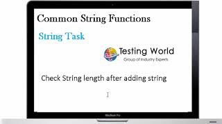 Programming Practice for Software Testers: String Handling - Task 8
