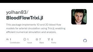 GitHub - yolhan83/BloodFlowTrixi.jl: This package implements 1D and 2D blood flow models for arte...