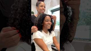 Curly cut + washngo! 😍💇🏽‍♀️