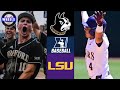 Wofford vs lsu crazy game  chapel hill regional opening round  2024 college baseball highlights