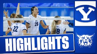 BYU Women's Volleyball vs Weber State || Full Game Highlights (2025)