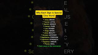 Why Each Signs Is Special #zodiac #zodiacsigns #astrology #astrologysigns #horoscope #tarot
