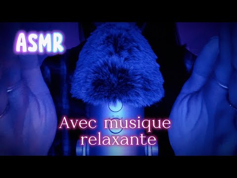 ASMR 🌙🎶 Cocon de douceur 🤗😪 (avec musique relaxante + battements de 💓 en fond)