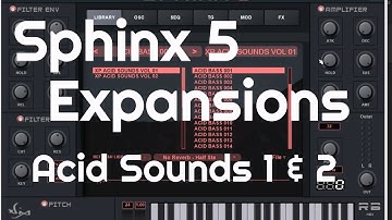 Sphinx 5 Expansions - Acid Sounds Vols. 1 & 2 (No Talking)