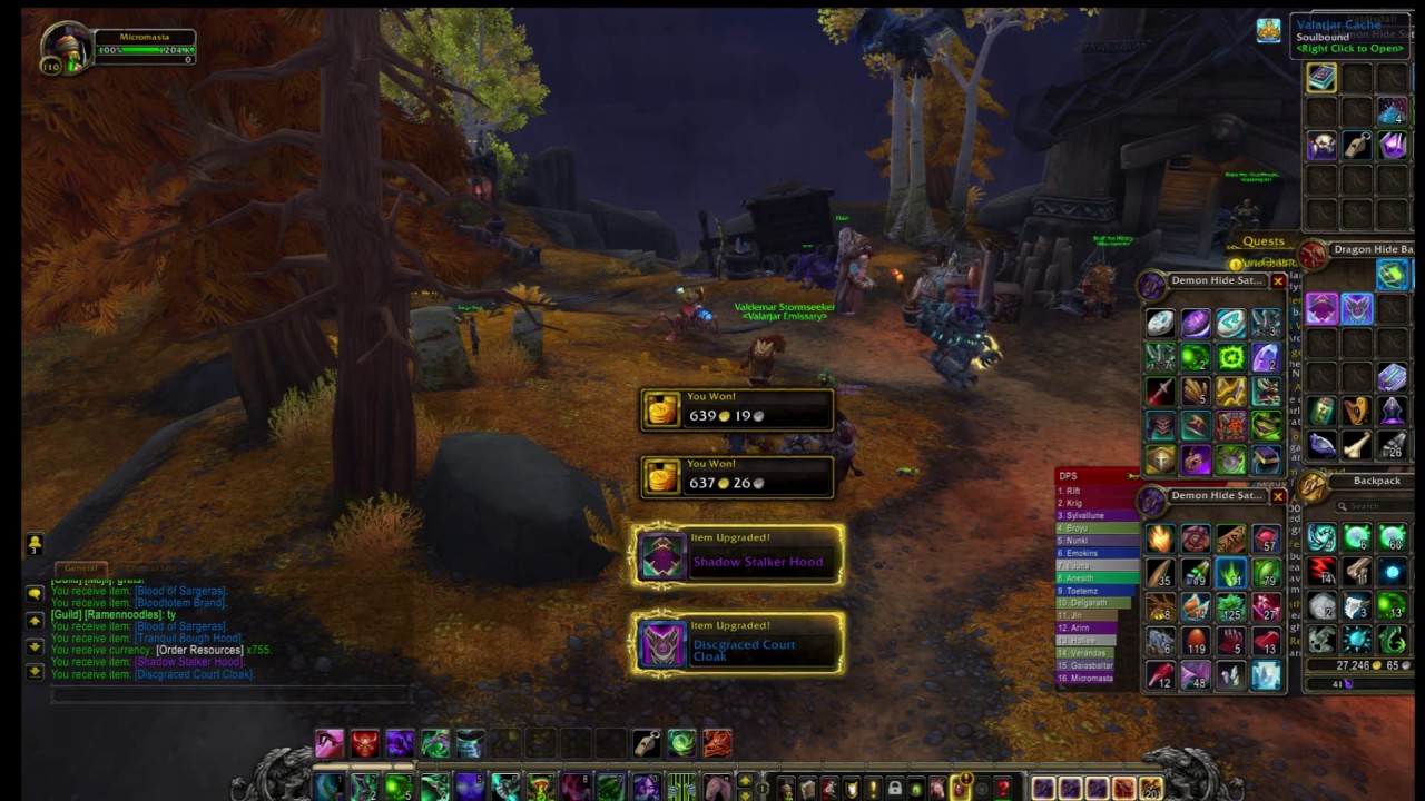 WOW LEGENDARY EMISSARY CHEST OPENING 11 YouTube