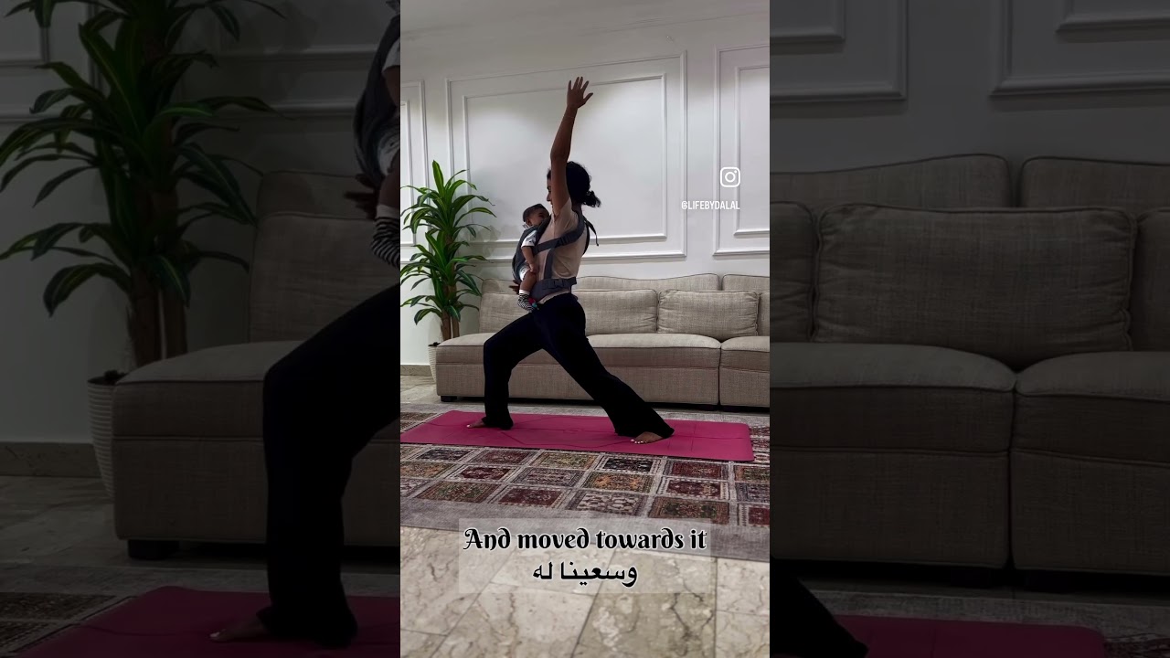 Mom baby yoga, no excuse to practice 