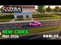 Roblox Corsa Legends NEW CODES May 2026