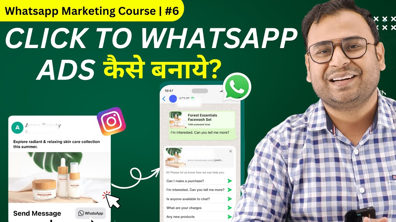 How to run Click to Whatsapp Ads in 10 Mints using AiSensy | Umar ...