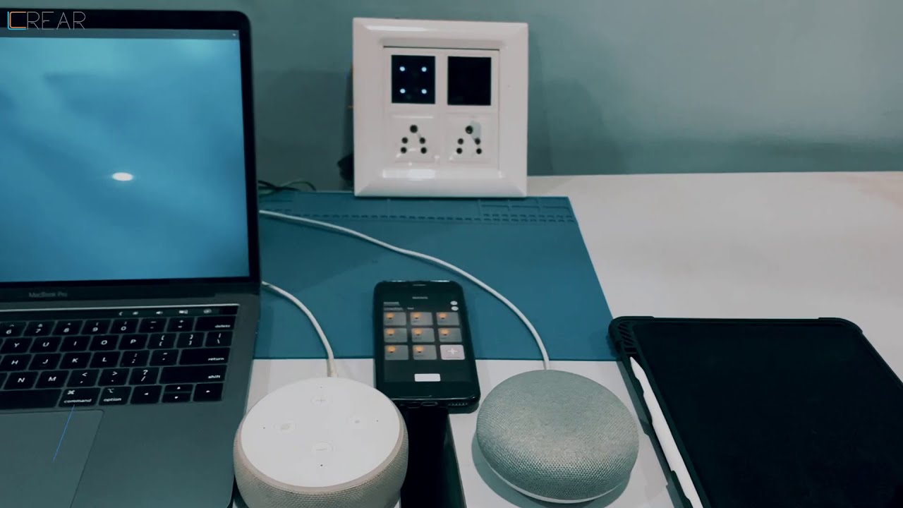 Crear India's 1st Modular Touch Switch which Support Apple Home Kit Along with Alexa and Google Home