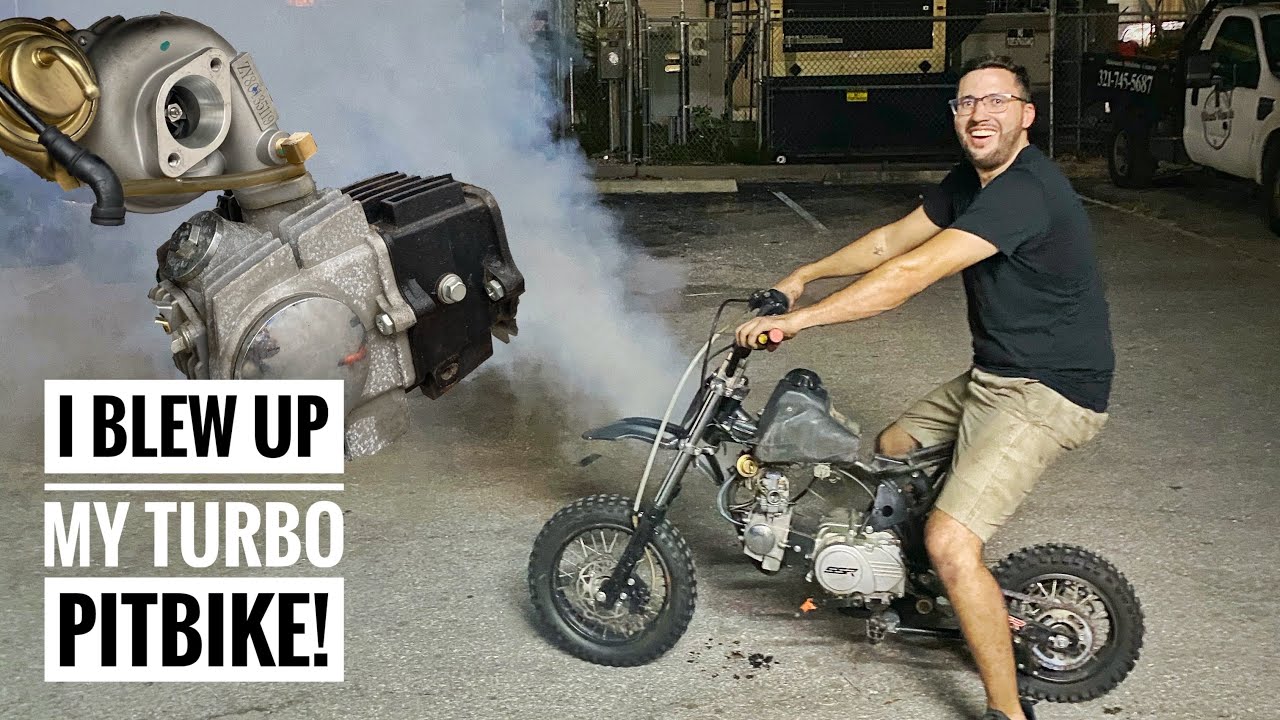 Turbo Pitbike Fail // How To Turbo 70Cc 110Cc 125Cc Dirt Bike!