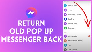 How to Return Old Pop Up Messenger Back (2024) | Messenger Tutorial screenshot 5