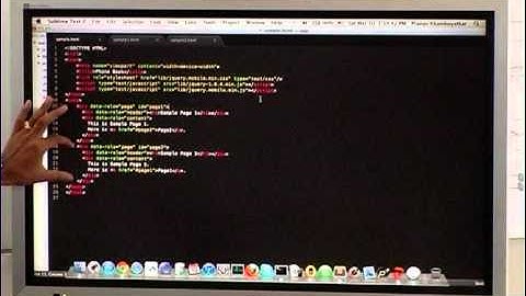 MUG2 Video9 - Developing Web Apps for iOS and Android - jQuery Mobile-PART1