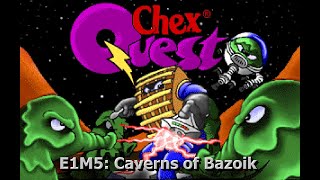 Chex Quest walkthrough - E1M5: Caverns of Bazoik