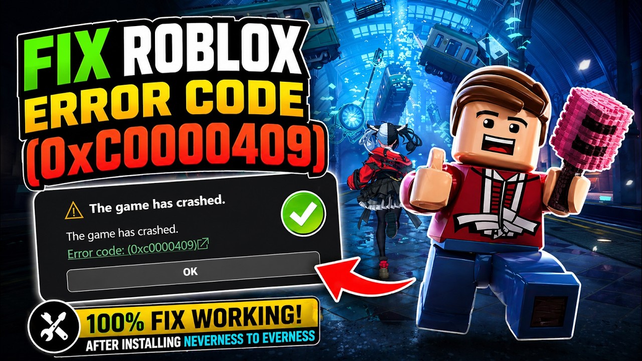 Fix Roblox Error Code (0xc0000409) | The Game Has Crashed After