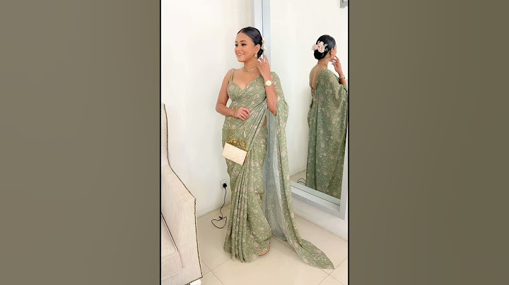 ලස්සනම සාරි අදින ඩිනක්ෂිගේ අලුත්ම සාරි 🌹