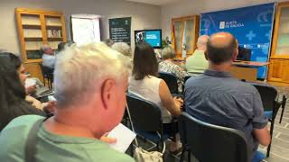 O presidente do Clúster da Pizarra de Galicia, na presentación da guía en Viloira (O Barco)