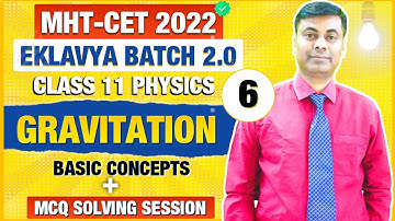 Eklavya Batch 2.0 // Gravitation Lect -06 //  Basic Concept & MCQs Solving Session