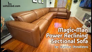 Ashley Furniture Magic Man Power Recliner Sectional Sofa