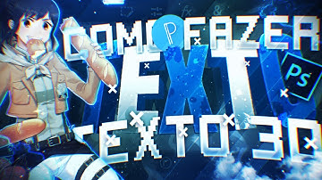 »{TUTORIAL} COMO FAZER TEXTO 3D ÉPICO! (Ps Touch/Android)