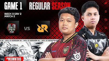ALTER EGO  vs RRQ HOSHI | Regular Season Week 8 Day 2 | Game 1 | #MPLIDS16