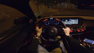 LOUD BRABUS 730 S63 AMG POV DRIVE - BRUTAL TUNNEL SOUNDS!